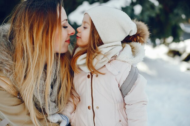 mère avec fille