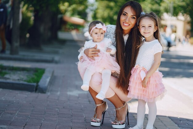 Mère avec fille