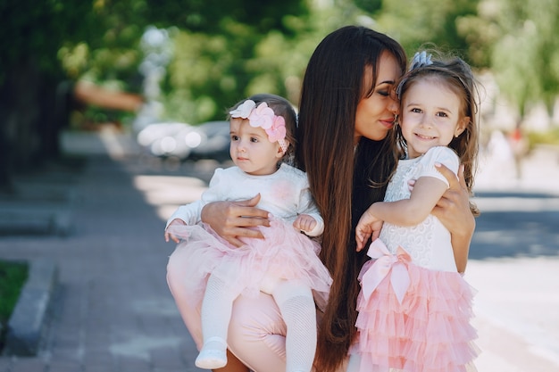 Mère avec fille