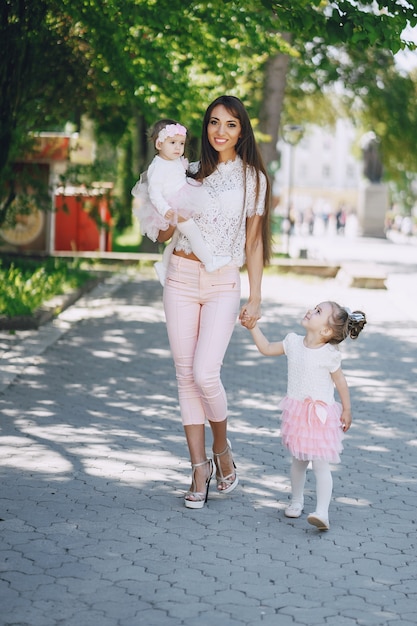 Mère avec fille