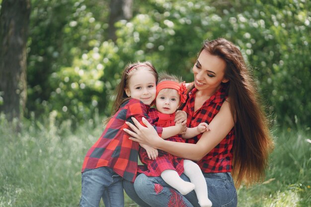 Mère avec fille