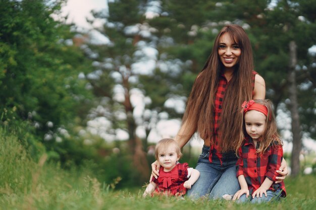 Mère avec fille