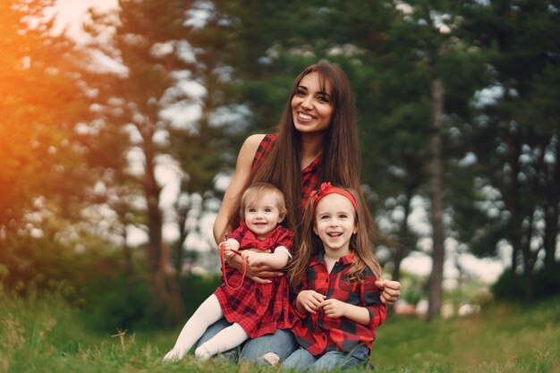 Mère avec fille