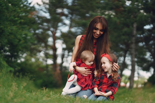 Mère avec fille