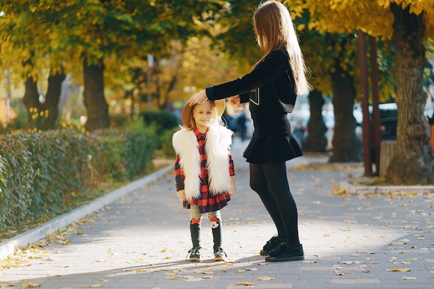 mère avec fille