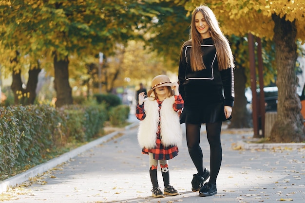 mère avec fille