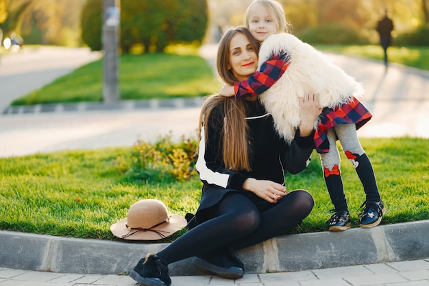 mère avec fille