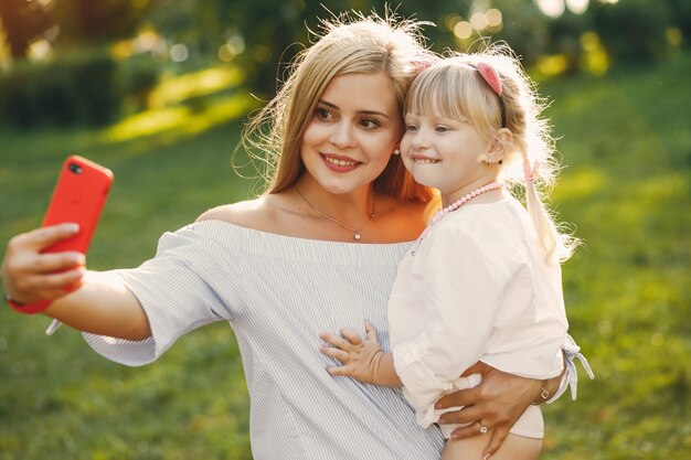 mère avec fille