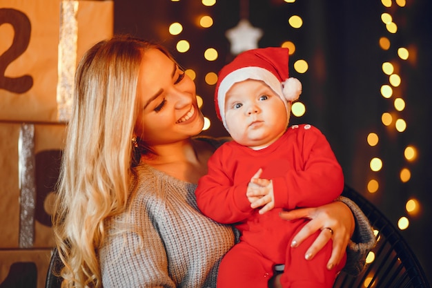 Mère avec fils