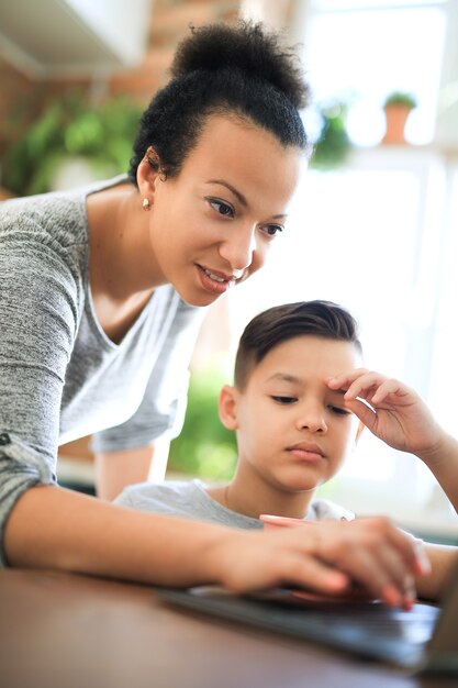 Mère et fils