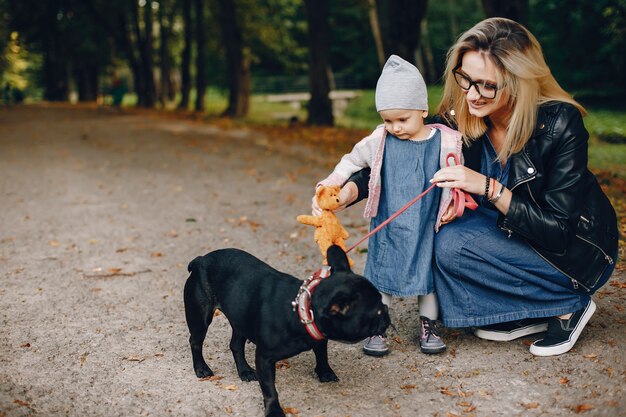 Mère avec petite fille