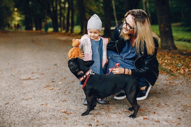 Mère avec petite fille