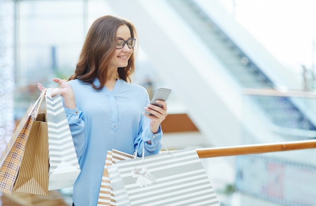 Messagerie après le shopping