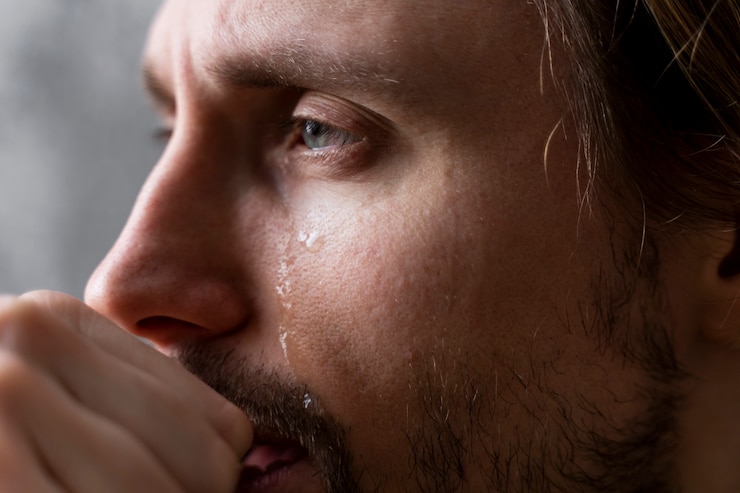 Photo gratuit militaire souffrant de ptsd