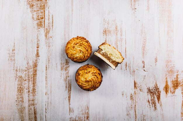 Mini-gâteaux appétissants savoureux