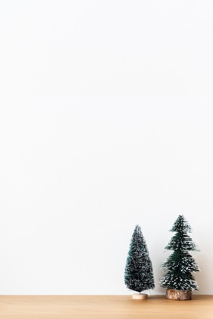 Mini sapins de Noël festifs