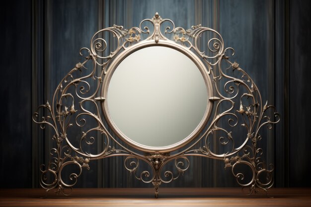 Miroir orné dans le style art nouveau