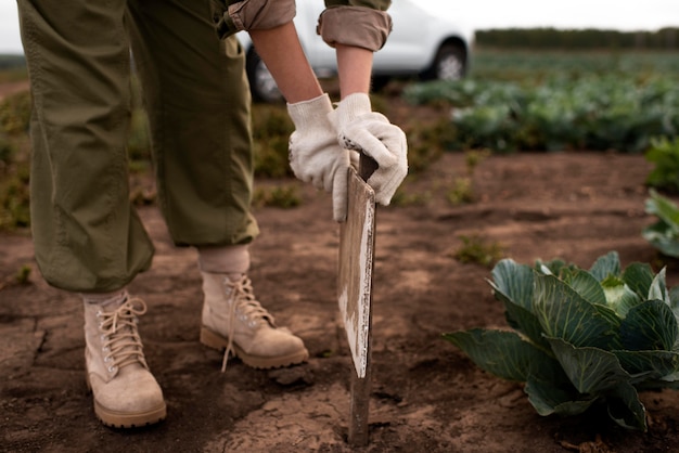 Photo gratuite mode de vie d'une personne respectueuse de l'environnement