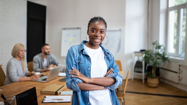 Mode de vie des personnes au bureau