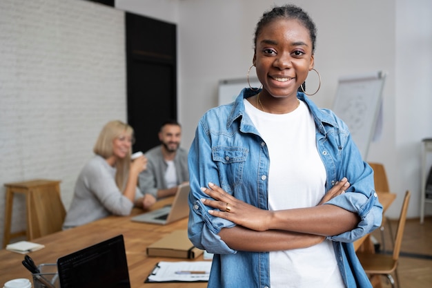 Mode de vie des personnes au bureau