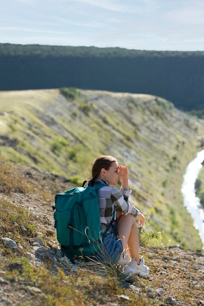 Mode de vie des personnes voyageant et campant