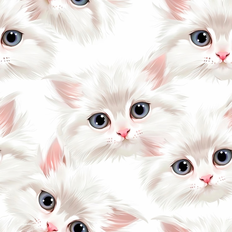 Photo gratuit modèle de chat d'art numérique
