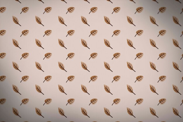 Modèle de formes de gland d'automne