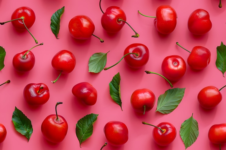 Photo gratuit modèle de fruits tropicaux