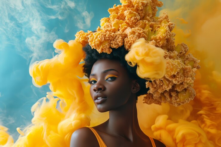 Photo gratuit modèle de milieu de gamme posant avec des vêtements de fantaisie