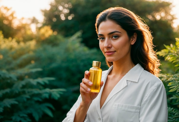 Modèle de produit de beauté à zéro déchet