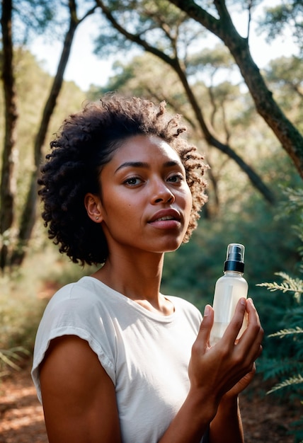 Modèle de produit de beauté à zéro déchet