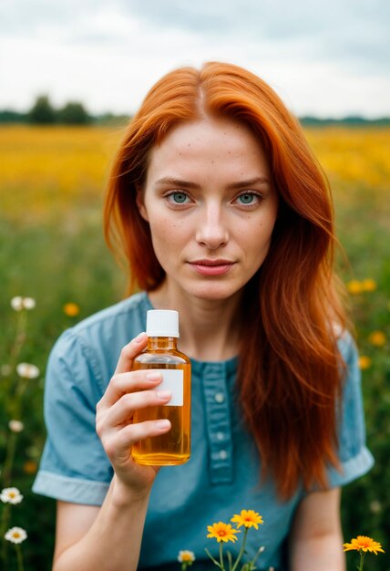 Photo gratuite modèle de produit de beauté à zéro déchet