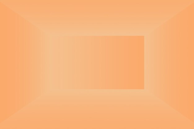 Modèle web abstrait de mise en page de fond orange designstudioroom Rapport d'activité avec une couleur de dégradé de cercle lisse