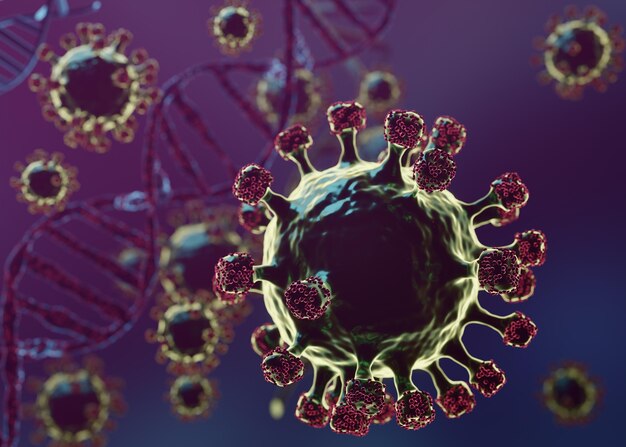 Modélisation 3d du virus covid