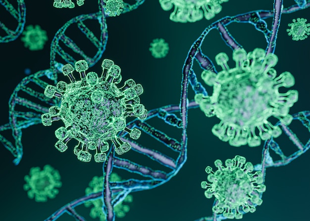 Modélisation 3d du virus covid