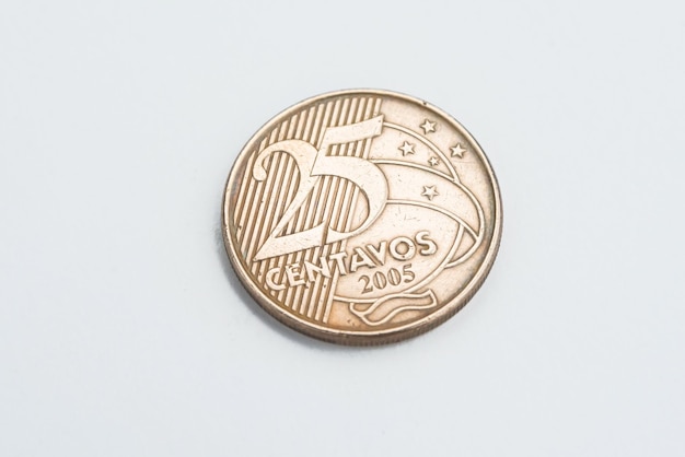 Monnaie - Pièces Brésiliennes - 25 Centavos