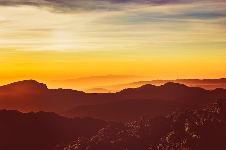 Photo gratuit montagne scape