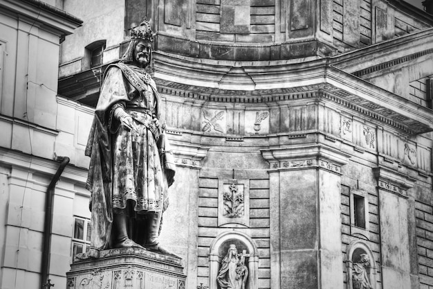 Monument de Charles IV Pont Charles à Prague