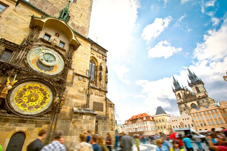 Photo gratuit monuments de prague.