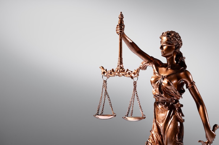 Photo gratuit la mort avec la balance de la justice