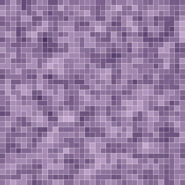 Mosaïque carrée violet vif pour fond texturé.