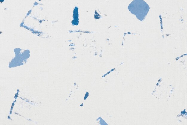 Motif de fond imprimé bloc bleu avec des taches de tissu