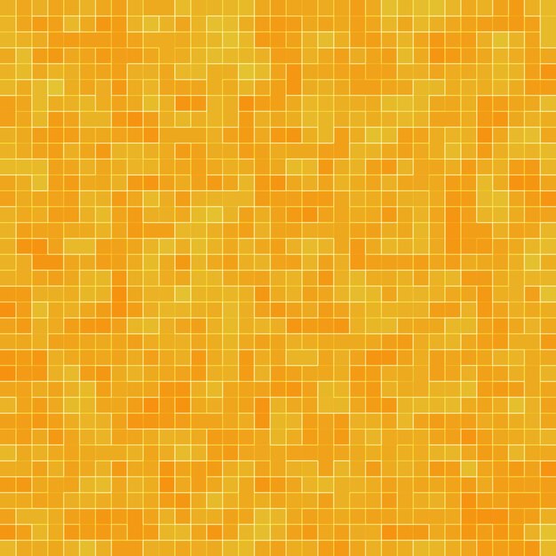 Motif géométrique coloré abstrait, fond de texture de mosaïque de grès orange, jaune et rouge, fond de mur de style moderne.