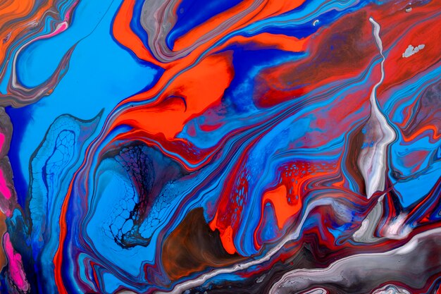 Des motifs de fond psychédéliques colorés