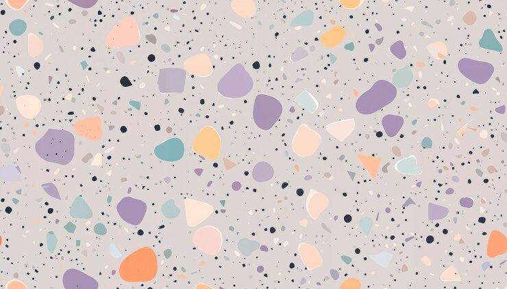 Photo gratuit des motifs de terrazzo pastel