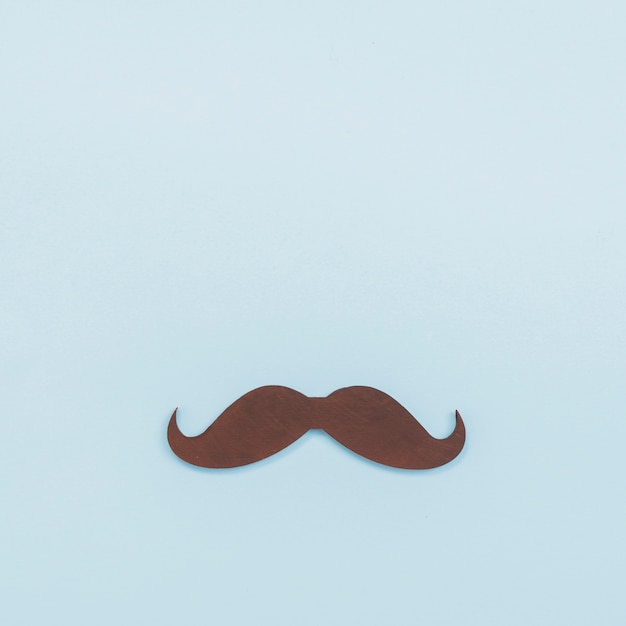 Photo gratuite moustache en papier noir