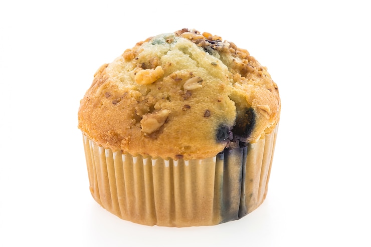 Photo gratuit muffin aux myrtilles
