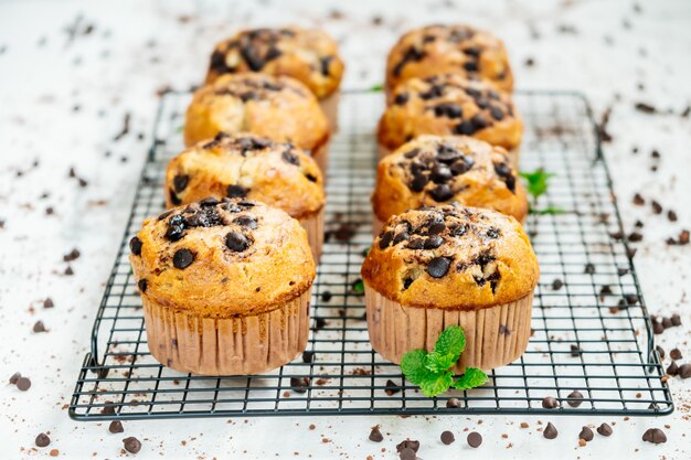 Muffin pépites de chocolat