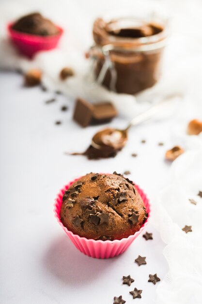 muffins au chocolat