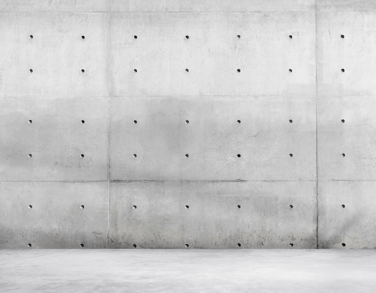 Photo gratuit mur de béton et plancher de ciment pour espace de copie
